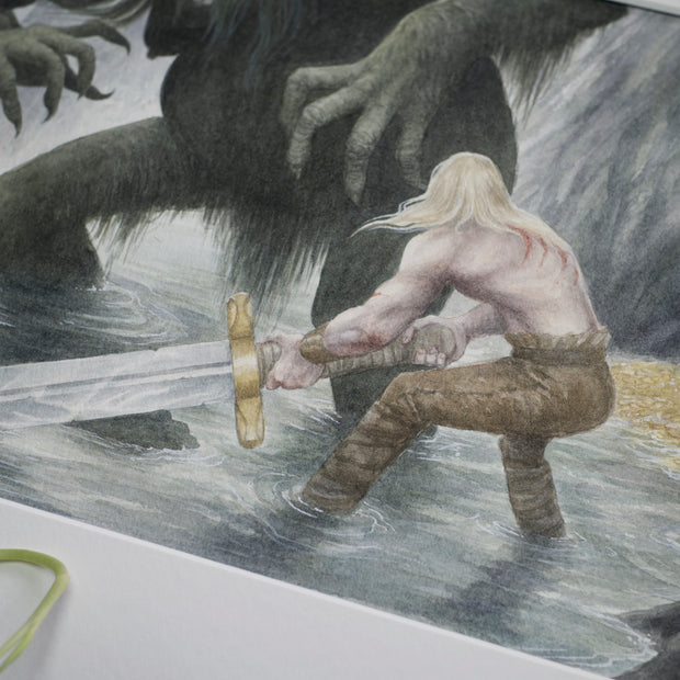 The Choicest Of Weapons - Unframed Watercolour Painting