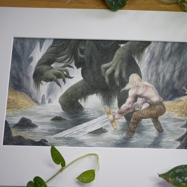 The Choicest Of Weapons - Unframed Watercolour Painting