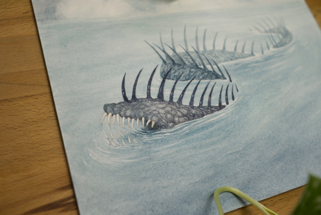 The Baaarg - Unframed Watercolour Painting