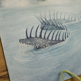 The Baaarg - Unframed Watercolour Painting