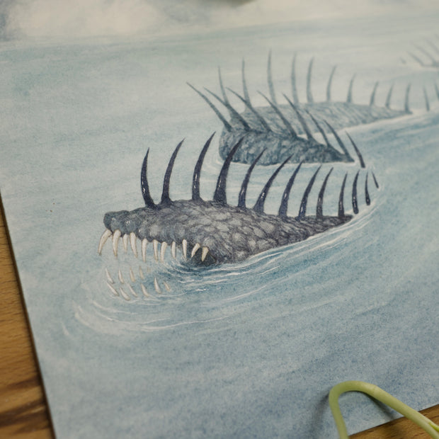 The Baaarg - Unframed Watercolour Painting