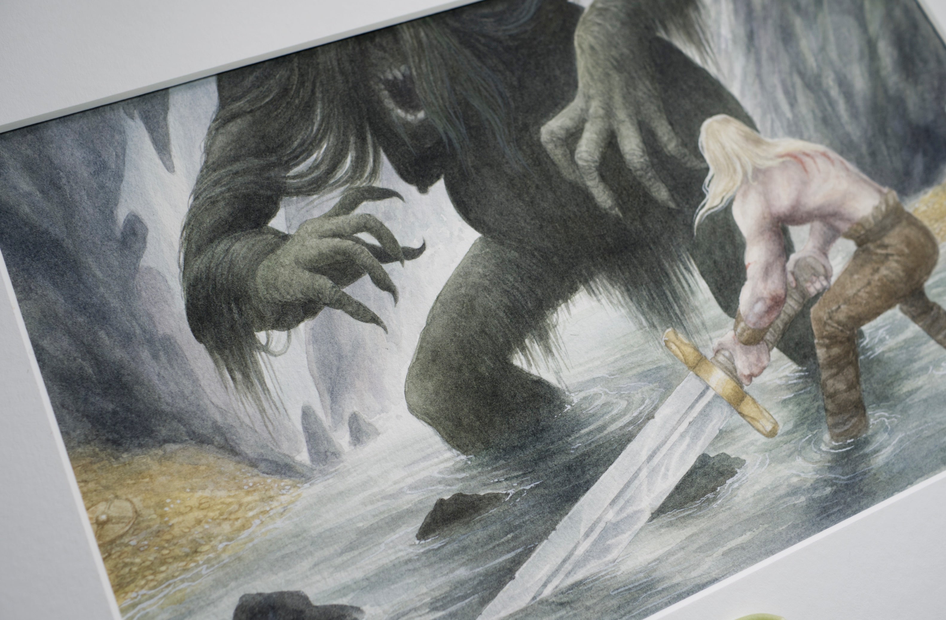 The Choicest Of Weapons - Unframed Watercolour Painting