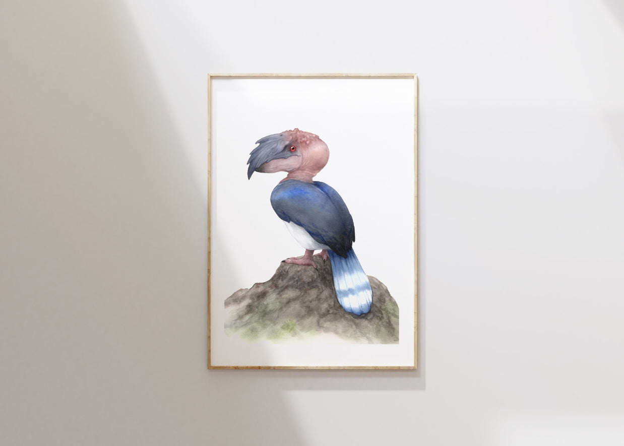 Ukarask Bird - Unframed Watercolour Painting