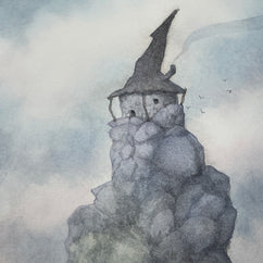 The Lookout - Unframed Watercolour Painting