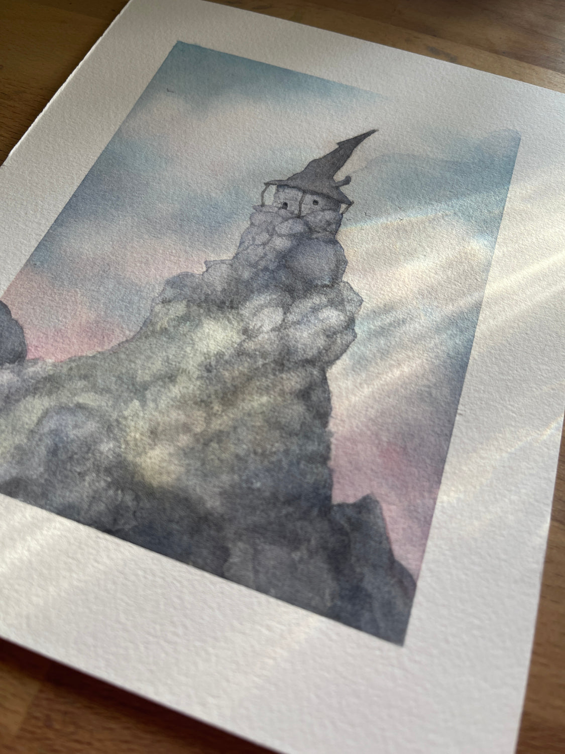 The Lookout - Unframed Watercolour Painting