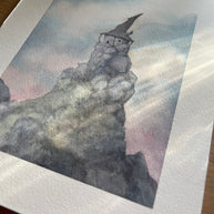 The Lookout - Unframed Watercolour Painting