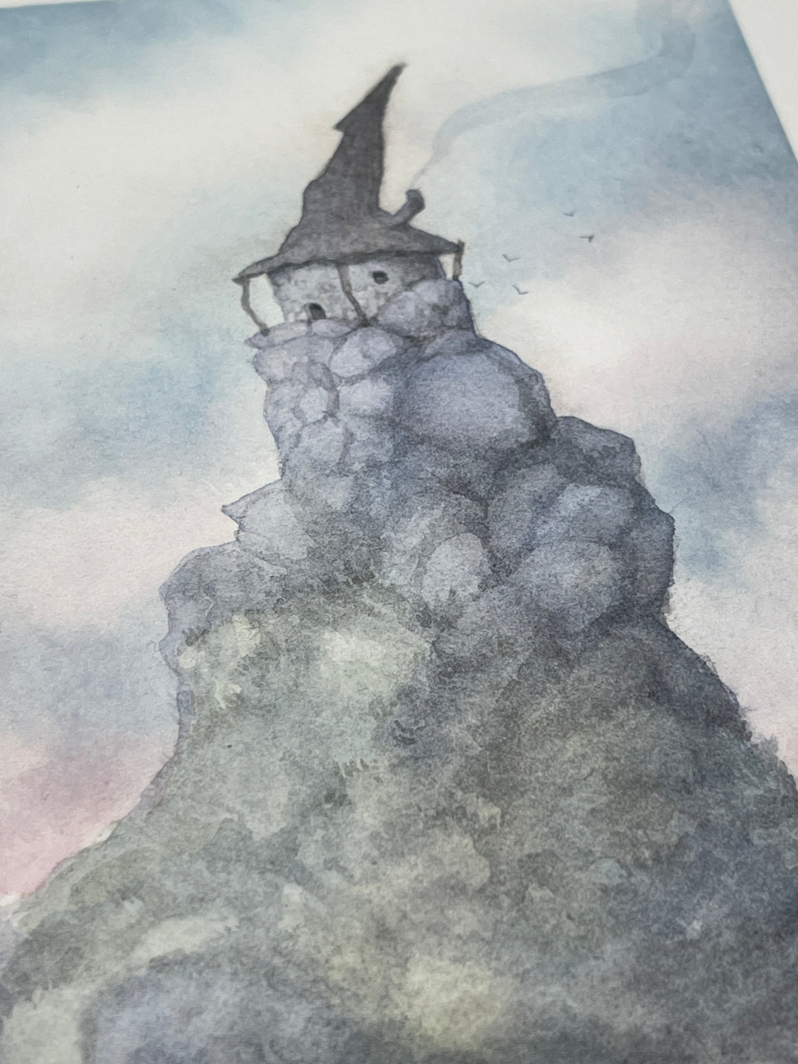 The Lookout - Unframed Watercolour Painting