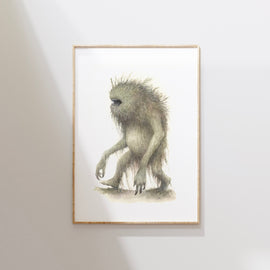 The Sightless Maw - Unframed Watercolour Painting