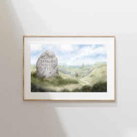 Two Miles To Strangehollow - Unframed Watercolour Painting