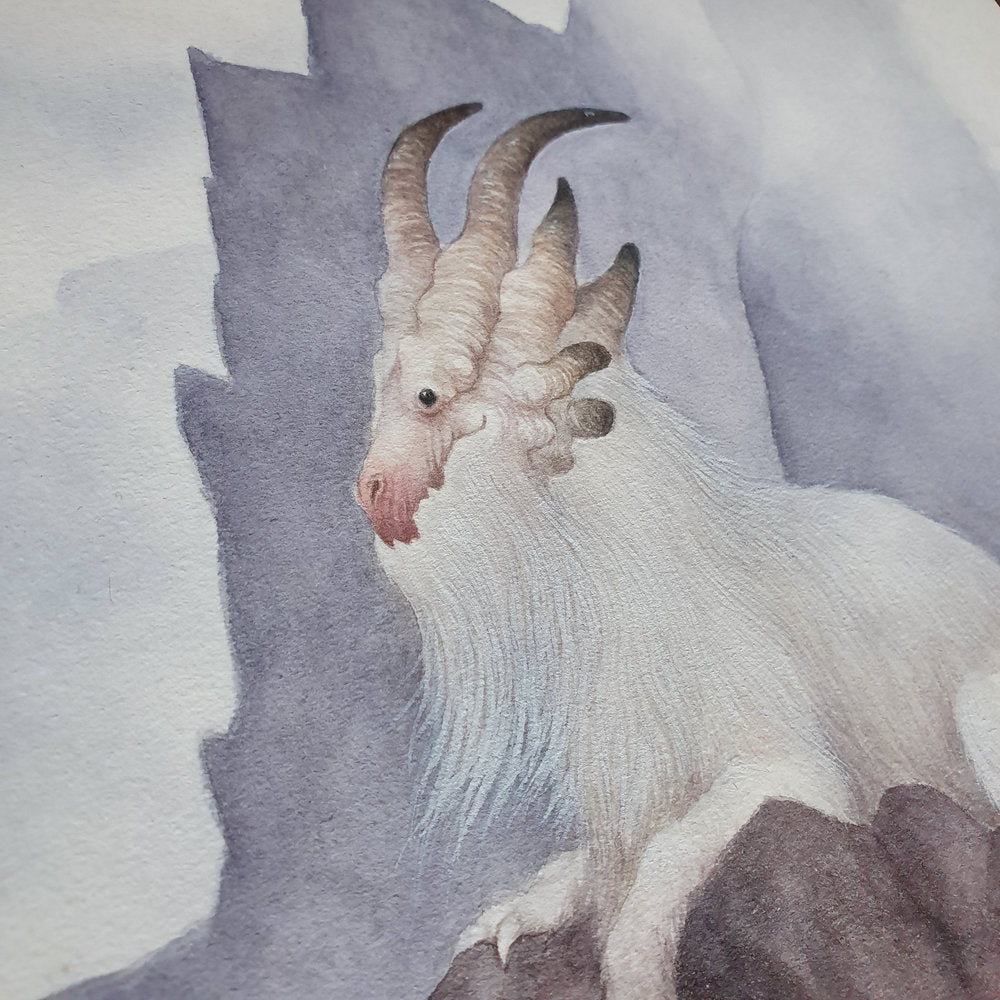 The Throne - Unframed Original Watercolour Painting