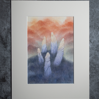 The Hand Of Omoth - Unframed Watercolour Painting