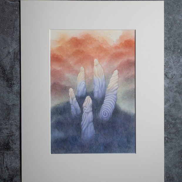 The Hand Of Omoth - Unframed Watercolour Painting