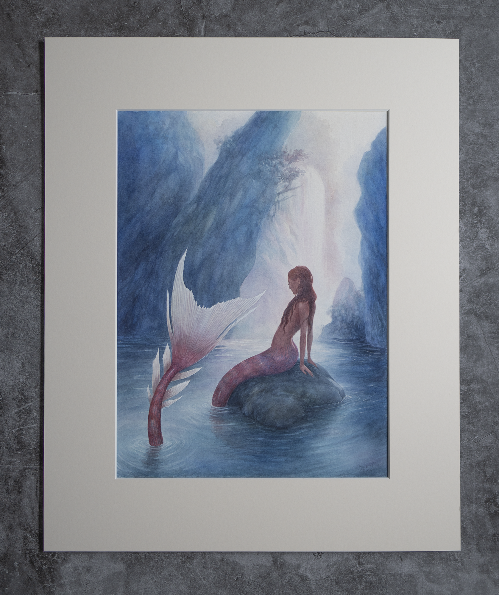 The Singing Pools - Unframed Watercolour Painting