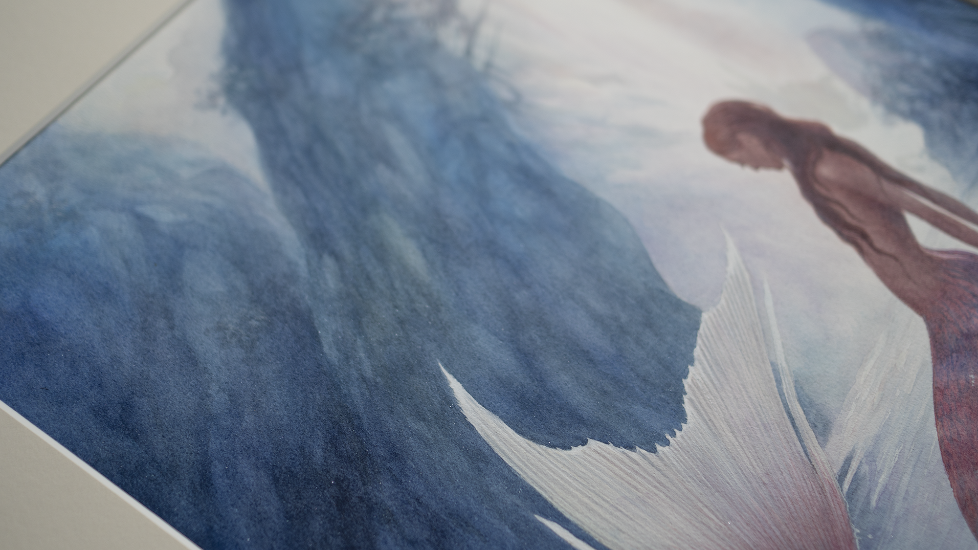 The Singing Pools - Unframed Watercolour Painting