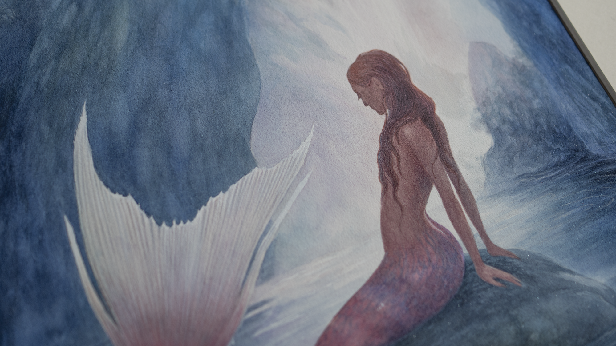 The Singing Pools - Unframed Watercolour Painting