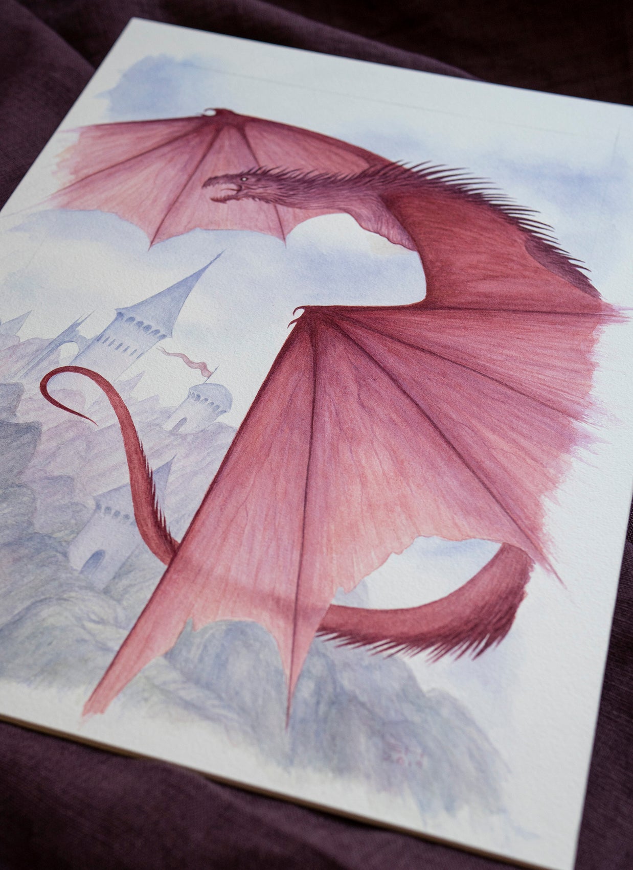 Sentinel - Unframed Original Watercolour Painting