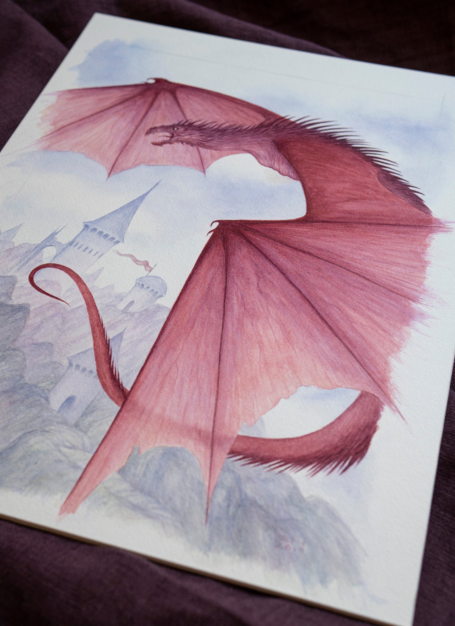 Sentinel - Unframed Original Watercolour Painting