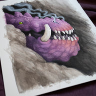 Cave Dweller - Unframed Original Watercolour Painting