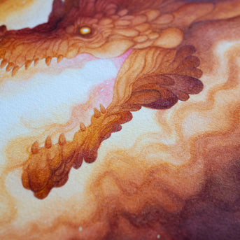 Inferno - Unframed Original Watercolour Painting