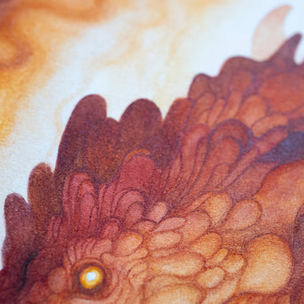 Inferno - Unframed Original Watercolour Painting