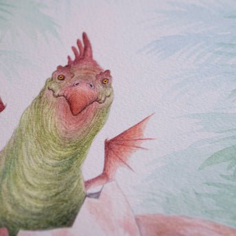 Dragonlings - Unframed Original Watercolour Painting