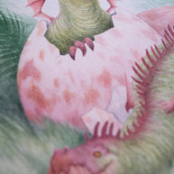 Dragonlings - Unframed Original Watercolour Painting