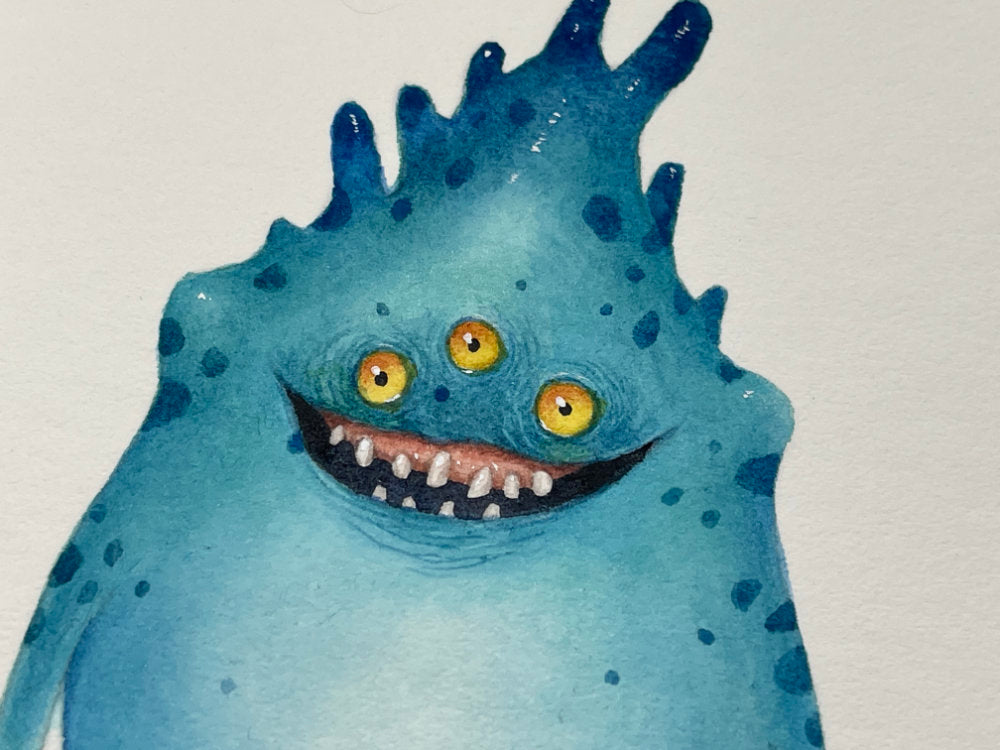 Wilf - Unframed Watercolour Painting