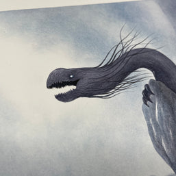 Serpent Of Narok - Unframed Watercolour Painting