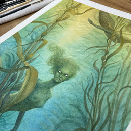 Selkies - Unframed Watercolour Painting