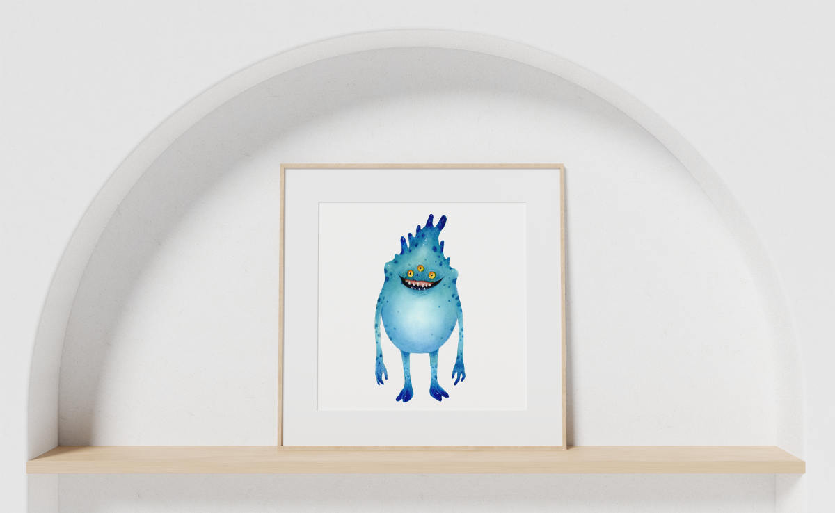 Wilf - Unframed Watercolour Painting