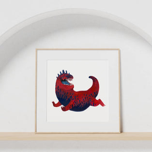 Elmer - Unframed Watercolour Painting