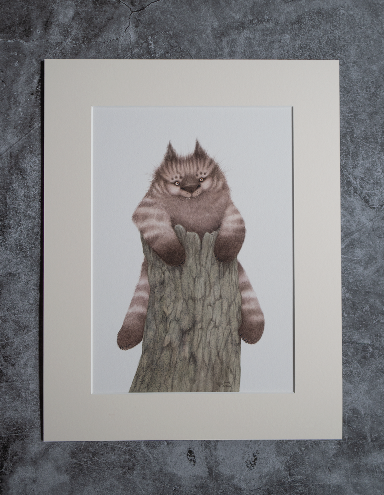 The Grutton - Unframed Watercolour Painting