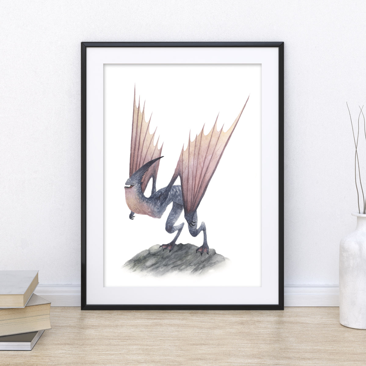 An Oze-Nitch - Unframed Watercolour Painting