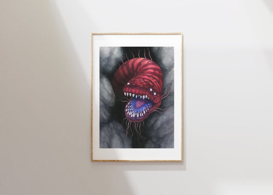 Orlodrok Wyrm - Unframed Watercolour Painting