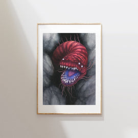 Orlodrok Wyrm - Unframed Watercolour Painting