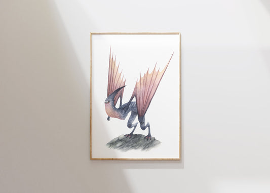 An Oze-Nitch - Unframed Watercolour Painting