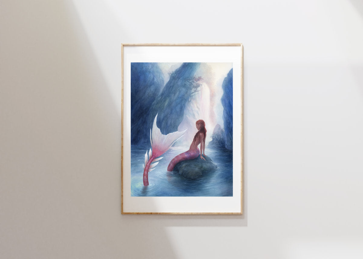 The Singing Pools - Unframed Watercolour Painting