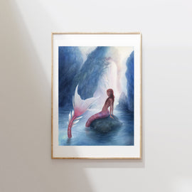 The Singing Pools - Unframed Watercolour Painting