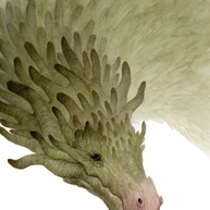 The Wood Dragon - Unframed Watercolour Painting
