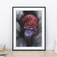 Orlodrok Wyrm - Unframed Watercolour Painting