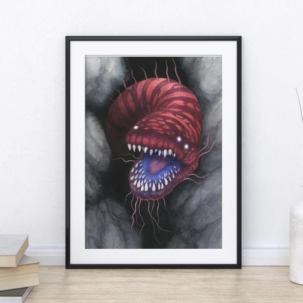 Orlodrok Wyrm - Unframed Watercolour Painting